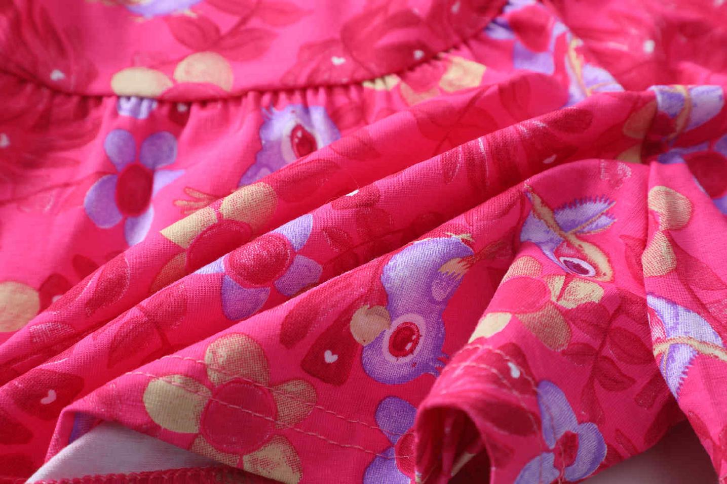 Dívčí kraťasy / šortková sukně Kugo CY1102 tmavě růžová